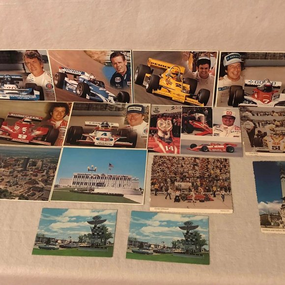 Indy | Accessories | Vintage 97s Indy 500 Postcards Lot Of 17 | Poshmark